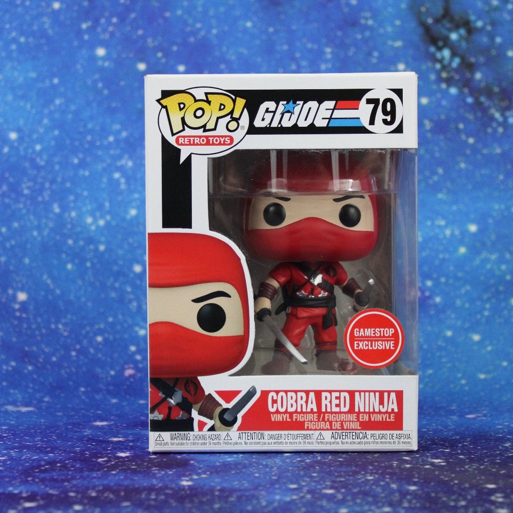 Funko Pop! Vinyl Retro Toys GIJOE Cobra Red Ninja #79 GameStop Exclusive